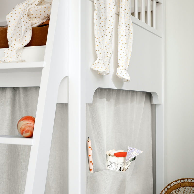 Oliver Furniture - Kit de conversion lit de jour en lit mezzanine - Collection Seaside - Blanc