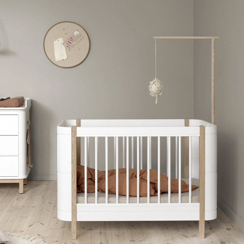 Oliver Furniture  Himmelstange für Wood Mini+ Basic  Weiss/Eiche - Online MY SNOWFLAKE