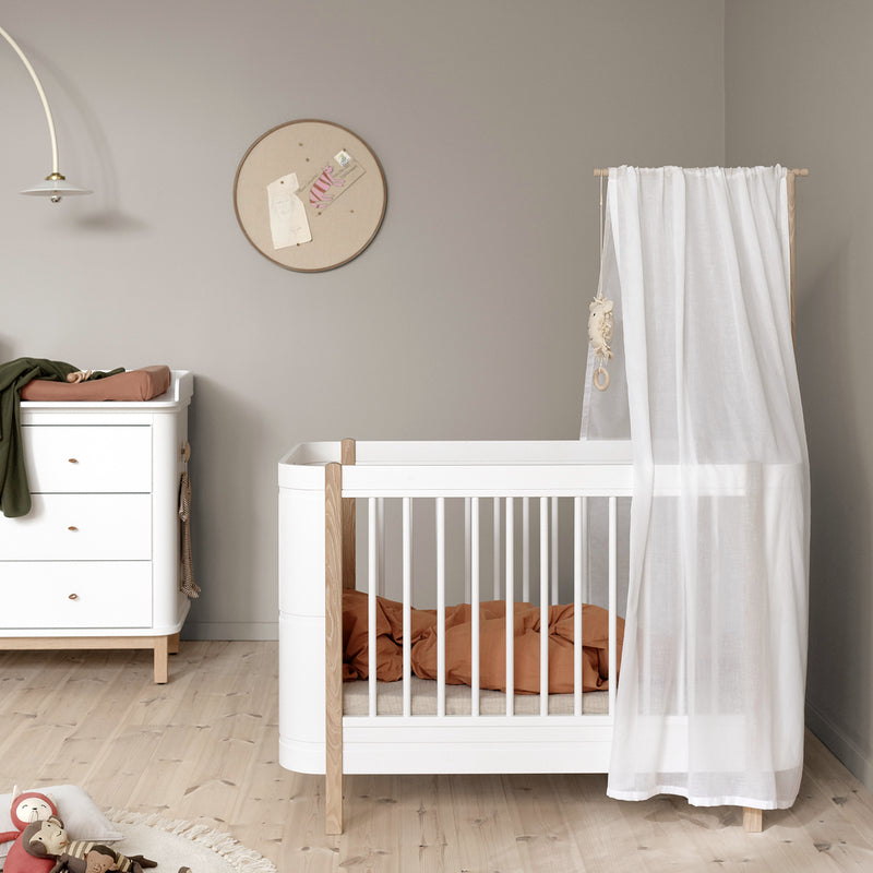 Oliver Furniture  Himmelstange für Wood Mini+ Basic  Weiss/Eiche - Online MY SNOWFLAKE
