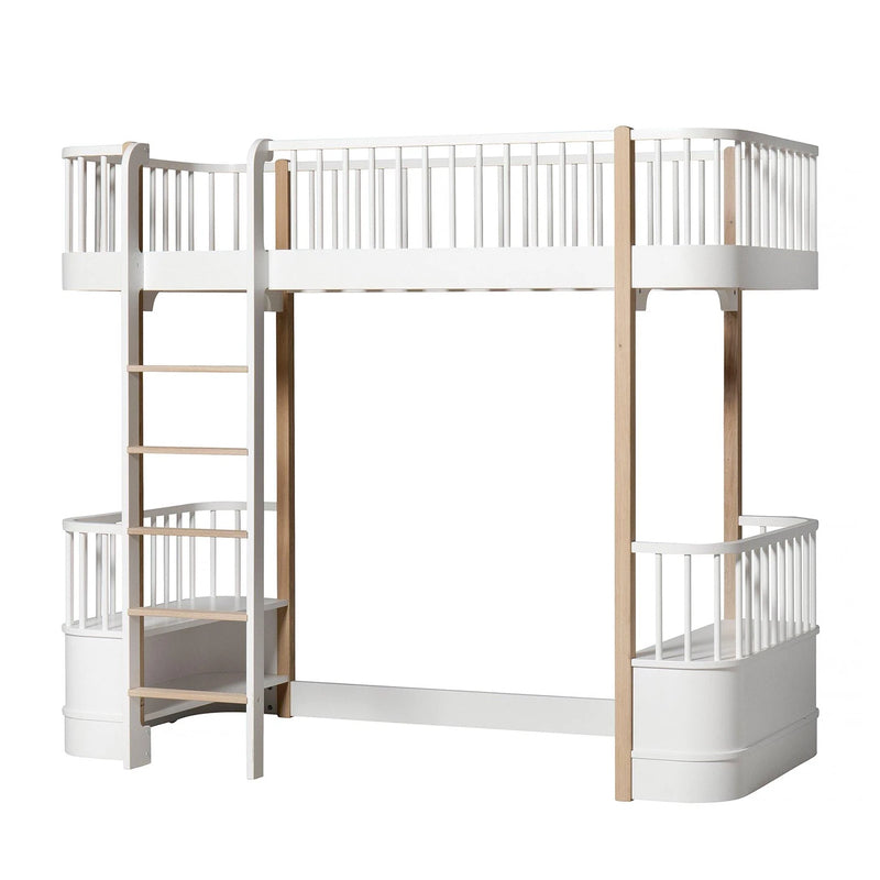 Oliver Furniture  Original Hochbett Wood 90 x 200 cm  Weiss/Eiche - Online MY SNOWFLAKE