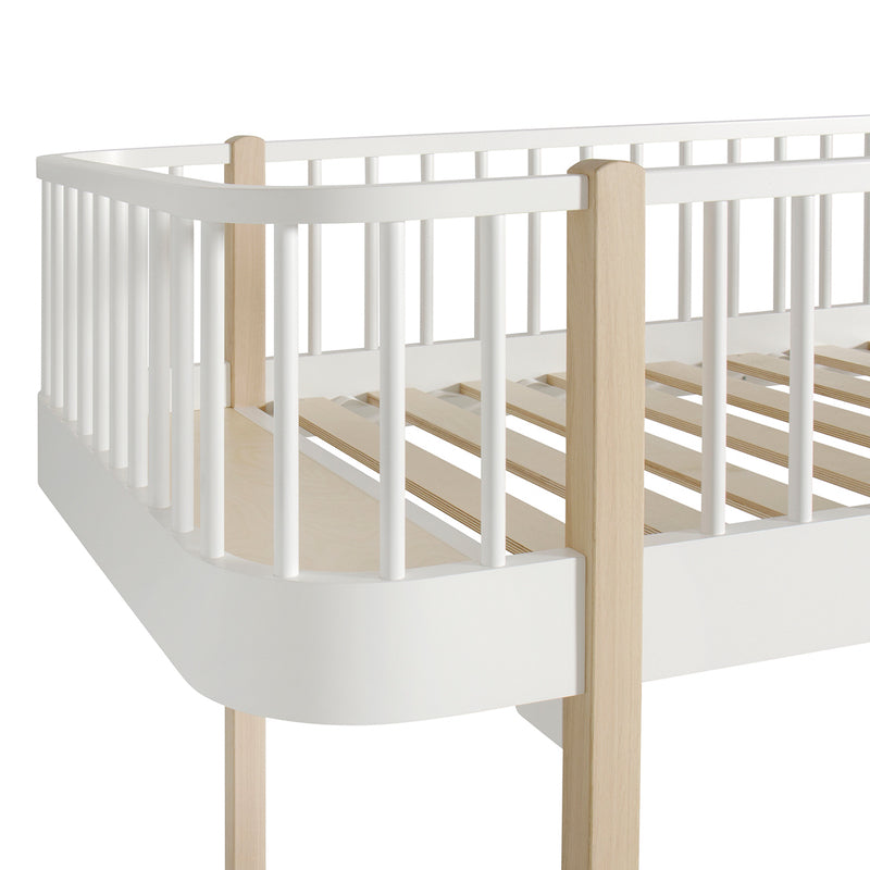 Oliver Furniture  Original Hochbett Wood 90 x 200 cm  Weiss/Eiche - Online MY SNOWFLAKE