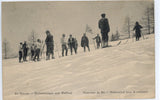 Ski Rennen Vorbereitung zum Wettlauf