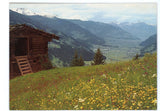 Blick ins Zillertal gegen Rofan Gebirge