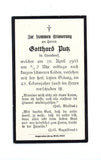Sterbebild, Loosdorf 1935