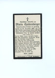 Sterbebild Ferschnitz 1906