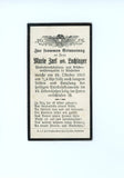Sterbebild Amstetten 1913