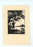 Scherenschnitt von Josefine Allmayer (Druck)