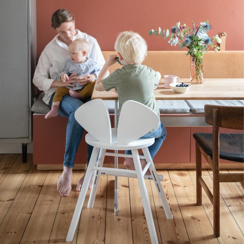 Nofred  Juniorstuhl/Schreibtischstuhl Maus  Weiss - Online MY SNOWFLAKE