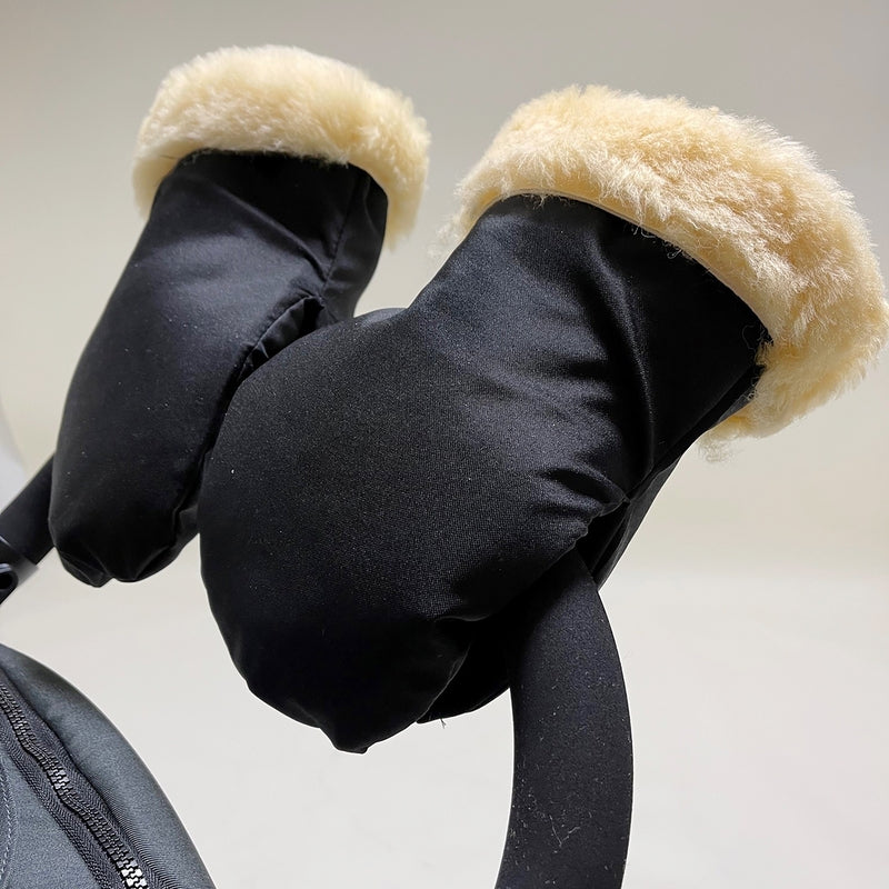 Kaiser  Lammfell Kinderwagen Handschuhe 'Stroller Mitt'  Black - Online MY SNOWFLAKE