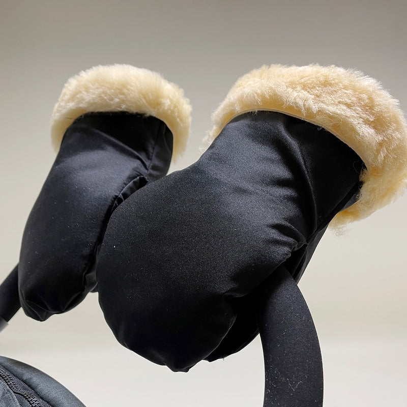 Kaiser  Lammfell Kinderwagen Handschuhe 'Stroller Mitt'  Black - Online MY SNOWFLAKE