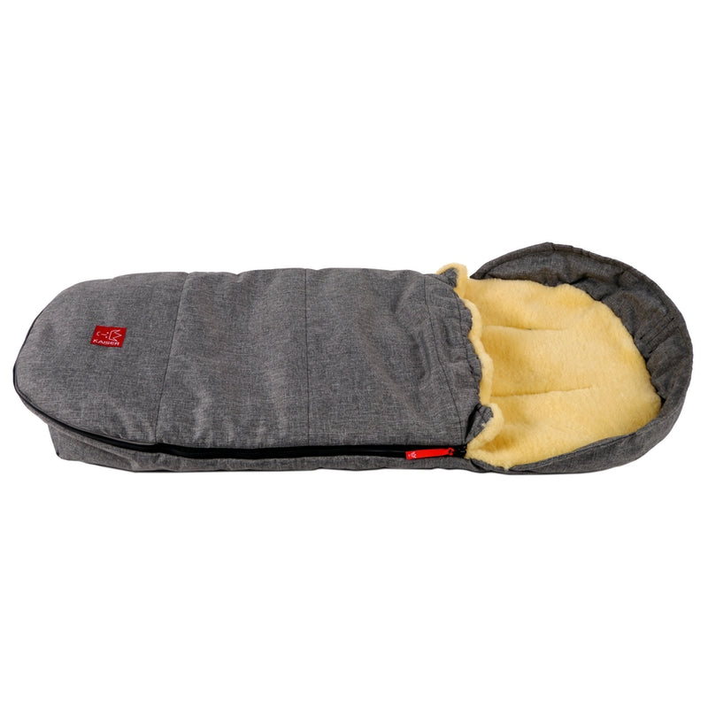 Kaiser  Lammfell Kinderwagenfusssack 'Lenny'  Anthrazit Melange - Online MY SNOWFLAKE