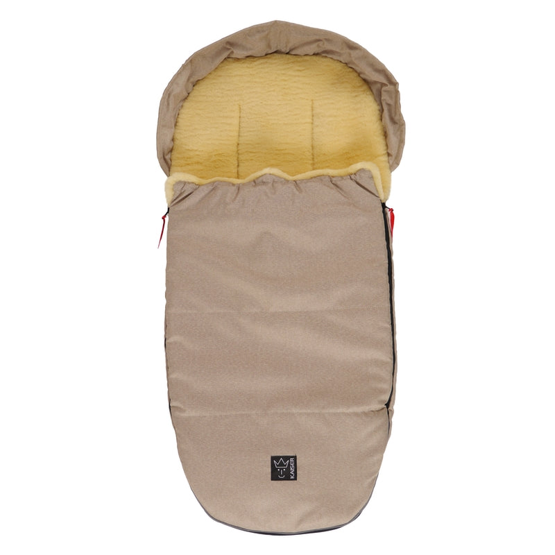 Kaiser  Lammfell Kinderwagenfusssack 'Lenny'  Sand Melange - Online MY SNOWFLAKE