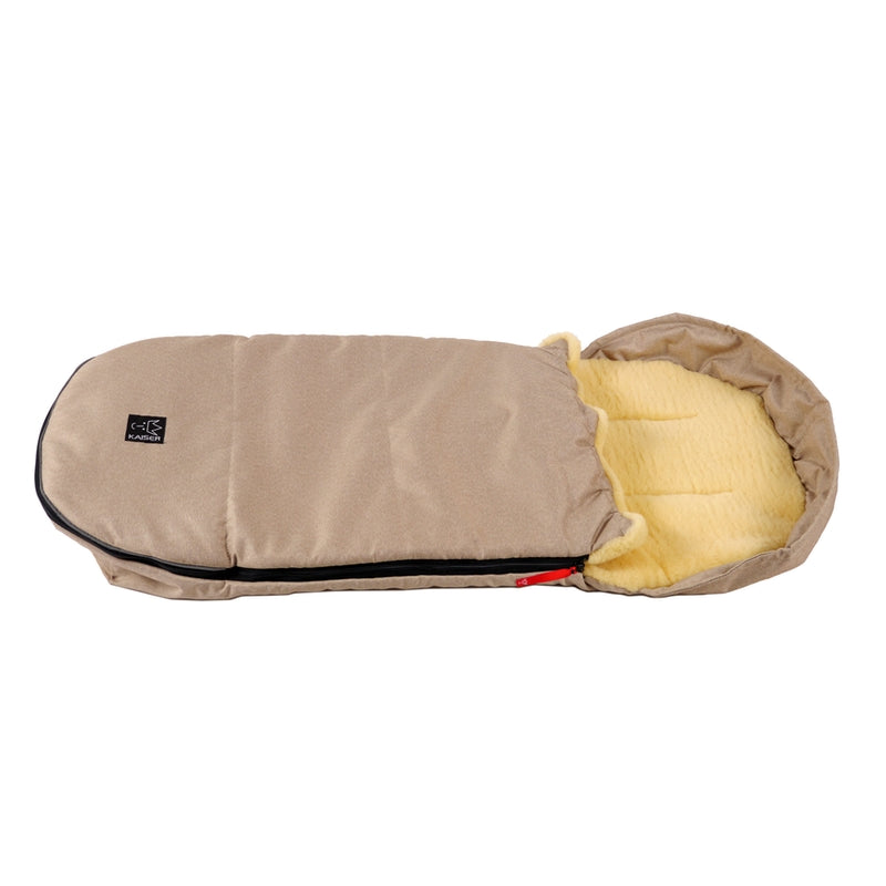 Kaiser  Lammfell Kinderwagenfusssack 'Lenny'  Sand Melange - Online MY SNOWFLAKE