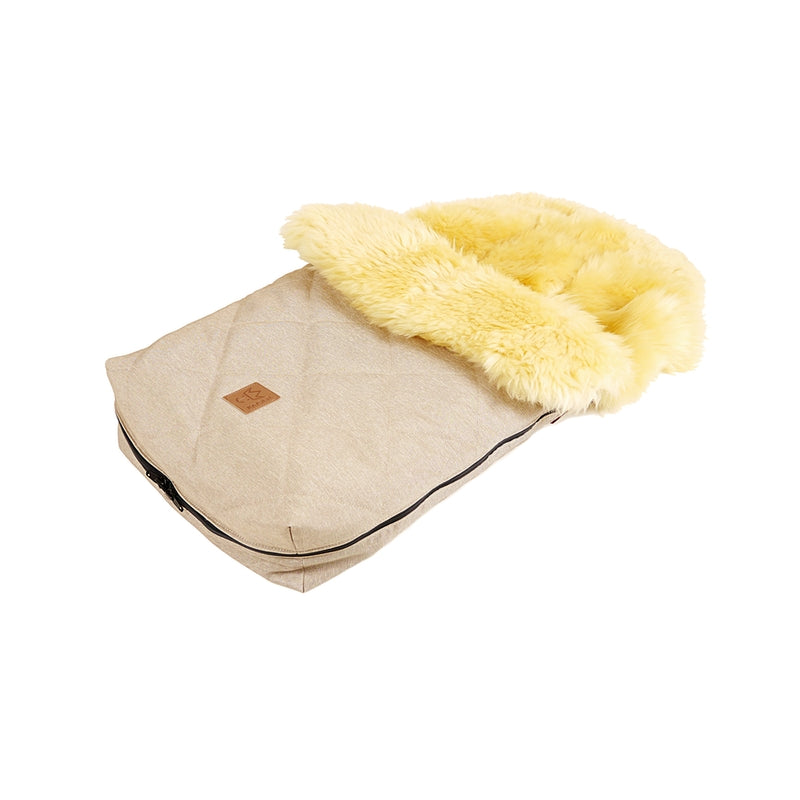 Kaiser  Lammfell Kinderwagenfusssack 'Nelly'  Sand Melange
