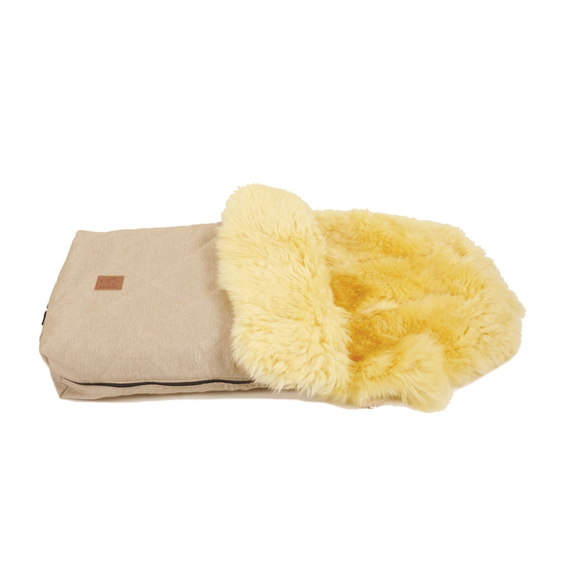 Kaiser  Lammfell Kinderwagenfusssack 'Nelly'  Sand Melange