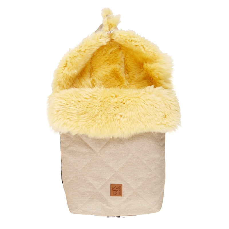 Kaiser  Lammfell Kinderwagenfusssack 'Nelly'  Sand Melange
