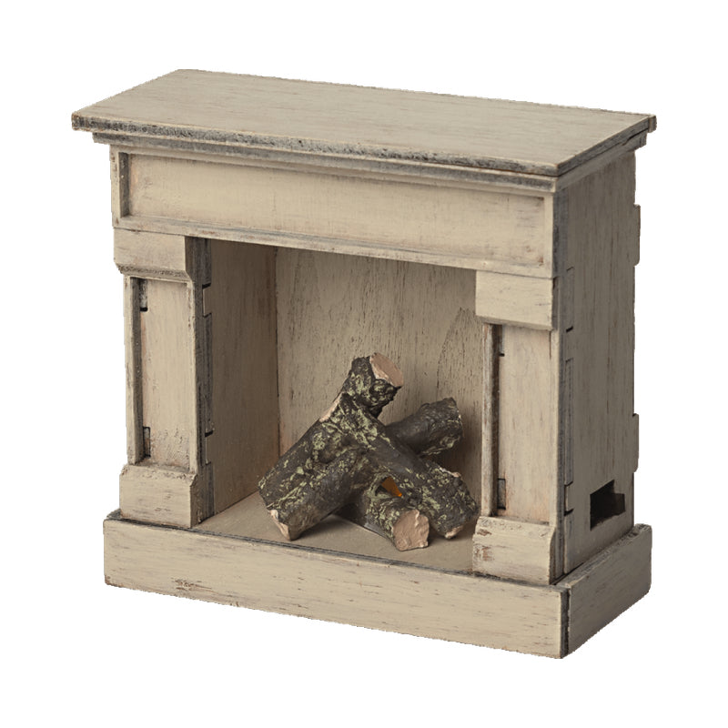 Maileg Fireplace 'Mouse' Off-White