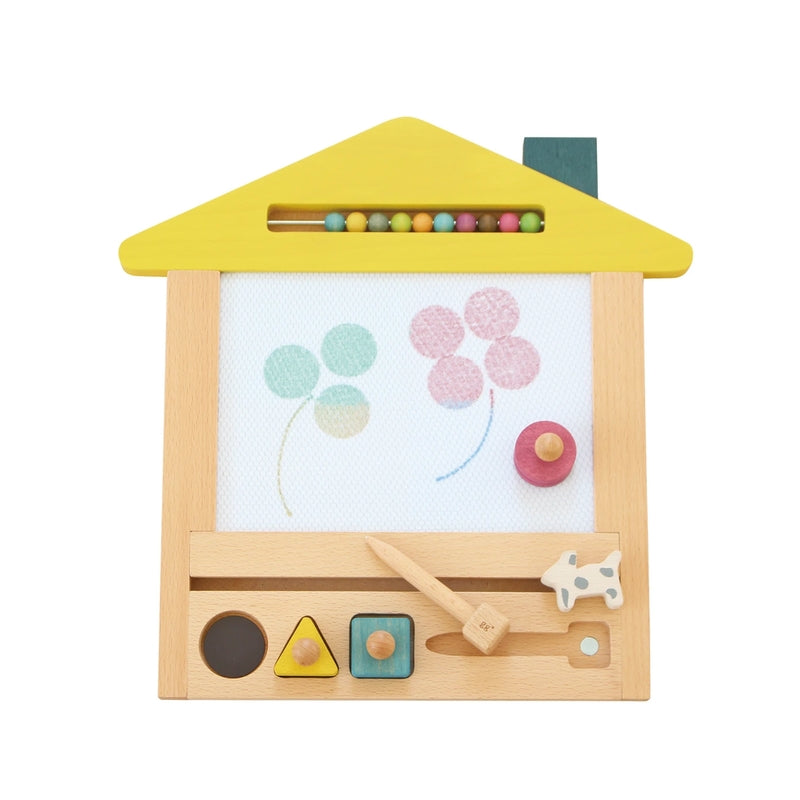 Kiko+ & gg*  Zauber Maltafel Oekaki House Dog  Natur/Gelb