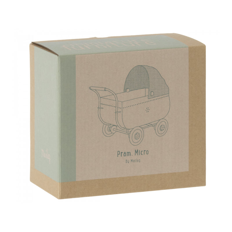 Maileg  Kinderwagen 'Mikro'  Blau