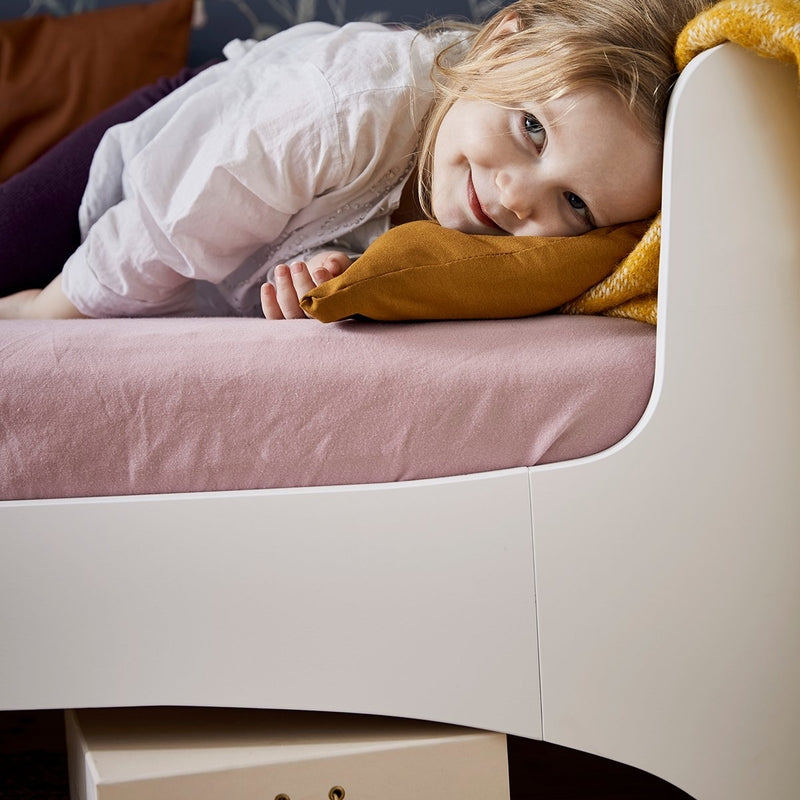 Leander Classic  Matratzenverlängerung für Babymatratze Natural 30 x 66 cm  Weiss - Online MY SNOWFLAKE