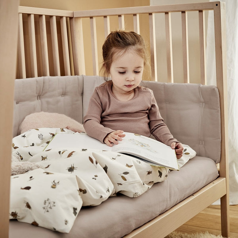 Leander  Nestchen Bio-Baumwolle  Cappuccino - Online MY SNOWFLAKE