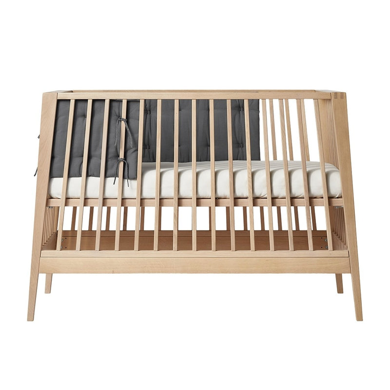 Leander Cot Bumper Organic Cotton Cool Grey