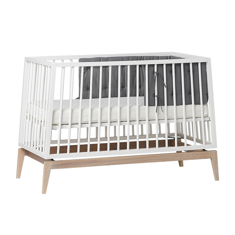 Leander Cot Bumper Organic Cotton Cool Grey