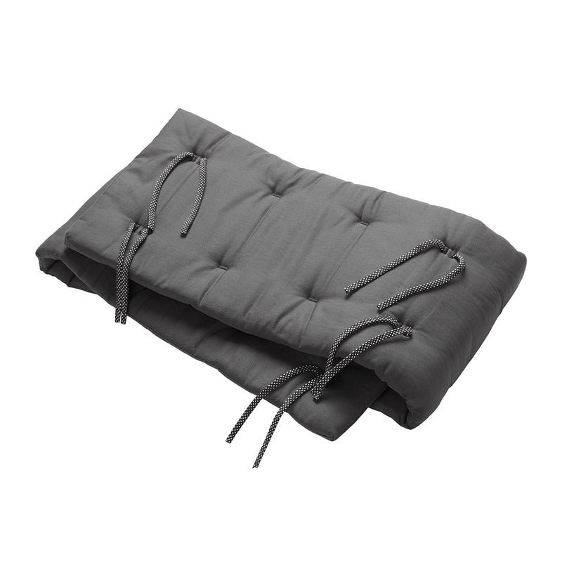 Leander Cot Bumper Organic Cotton Cool Grey