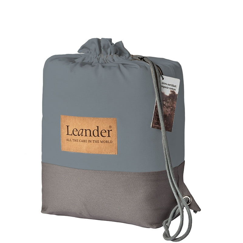 Leander Cot Bumper Organic Cotton Cool Grey