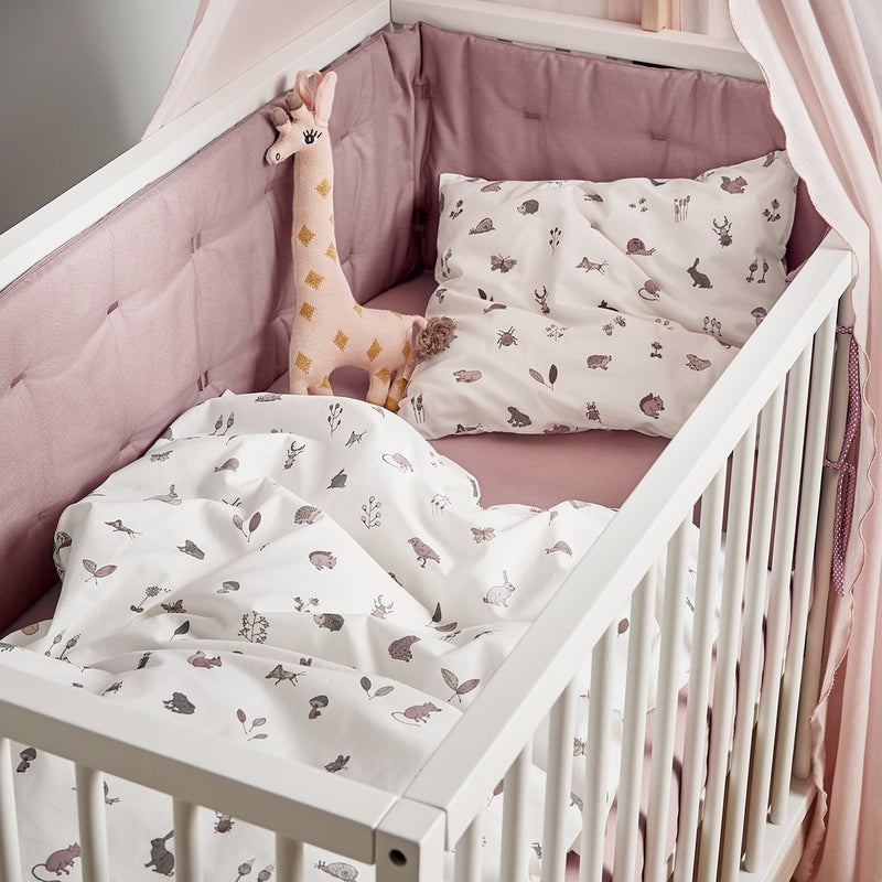 Leander  Nestchen Bio-Baumwolle  Dusty Rose - Online MY SNOWFLAKE