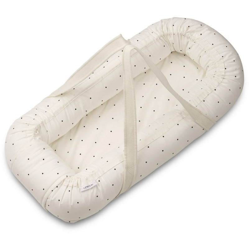 Liewood  Babynest 'Gro'  Classic Dot / Creme de la Creme - Online MY SNOWFLAKE