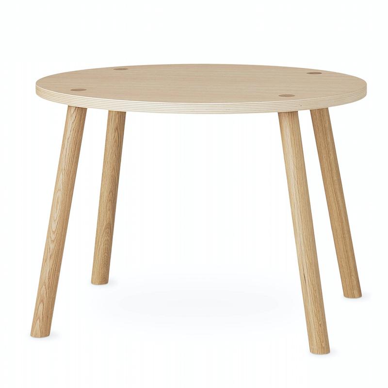 Nofred  Kindertisch Maus Oval  Eiche - Online MY SNOWFLAKE