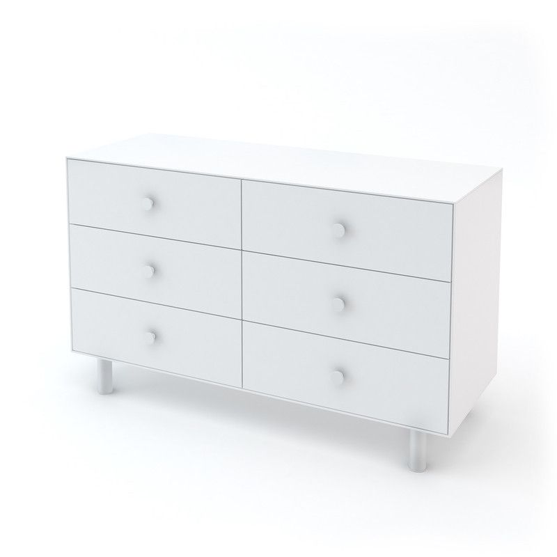 Oeuf NYC <br/> Merlin Kommode Classic 6 Schubladen <br/> Weiss,Wickelkommoden, Oeuf NYC - SNOWFLAKE kindermöbel concept store