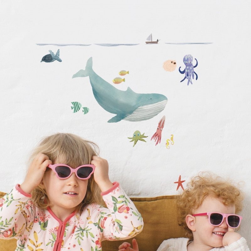 MIMI`lou  Wandsticker 'L'OCEAN'  Bunt - Online MY SNOWFLAKE