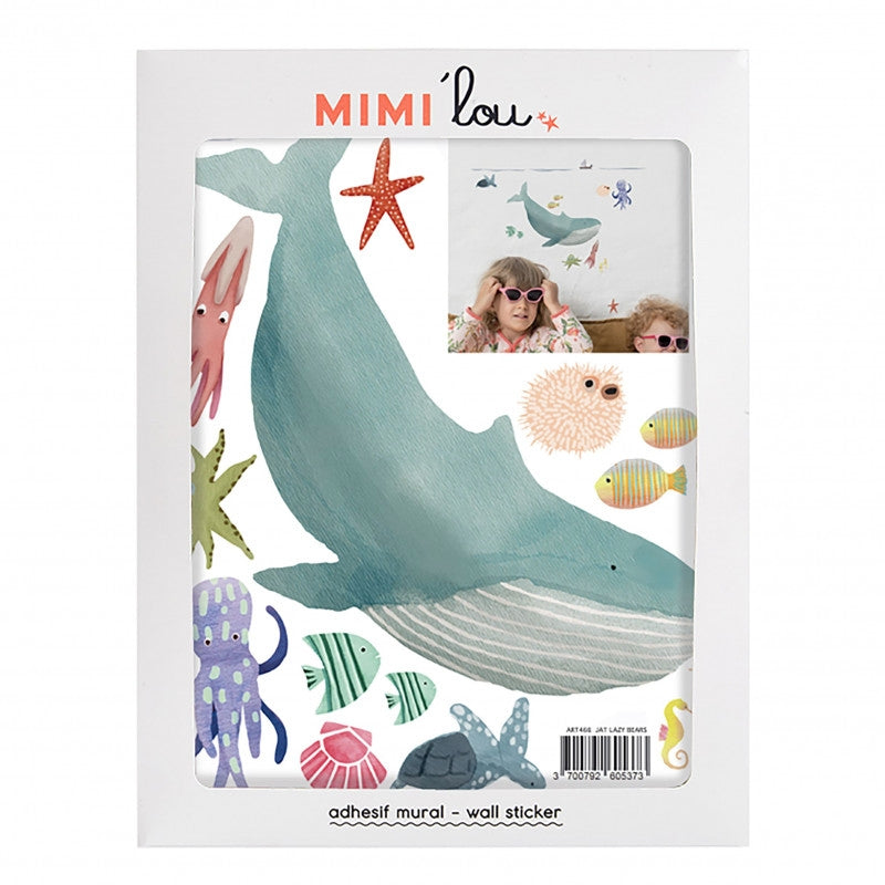 MIMI`lou  Wandsticker 'L'OCEAN'  Bunt - Online MY SNOWFLAKE