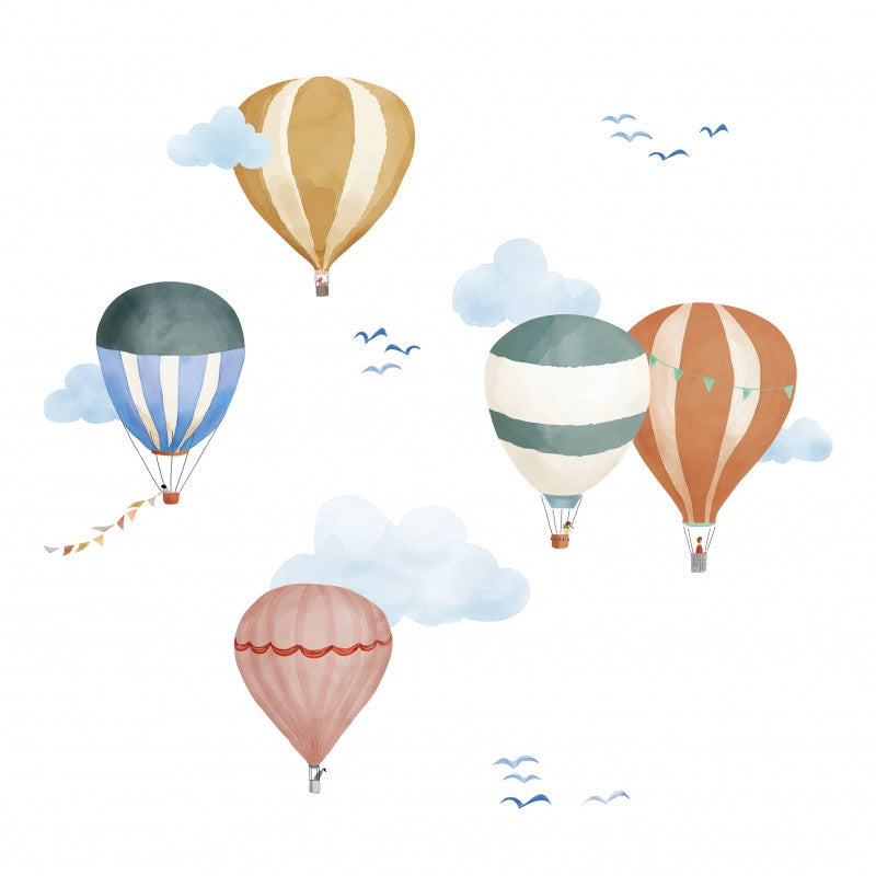 MIMI`lou  Wandsticker 'MONTGOLFIÈRES AQUARELLE'  Heissluftballon - Online MY SNOWFLAKE