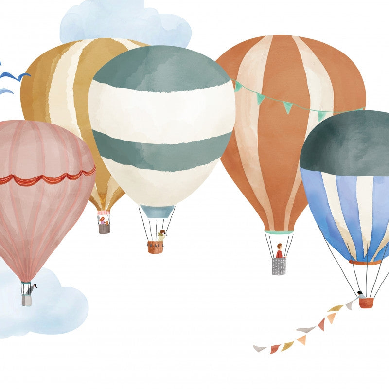 MIMI`lou  Wandsticker 'MONTGOLFIÈRES AQUARELLE'  Heissluftballon - Online MY SNOWFLAKE