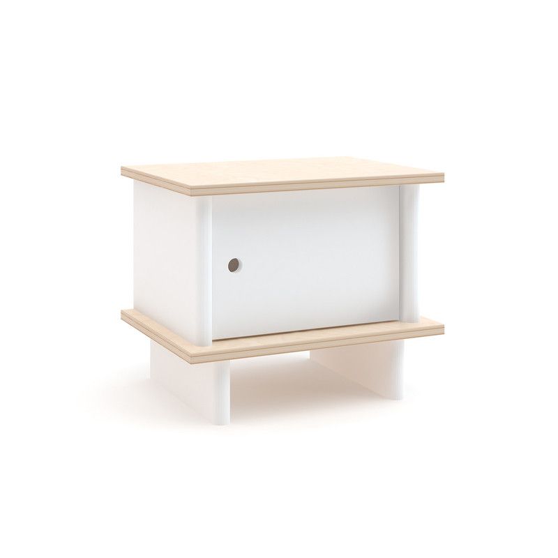 Oeuf NYC <br/> ML Nachttisch <br/> Birke/Weiss,Tische, Oeuf NYC - SNOWFLAKE kindermöbel concept store
