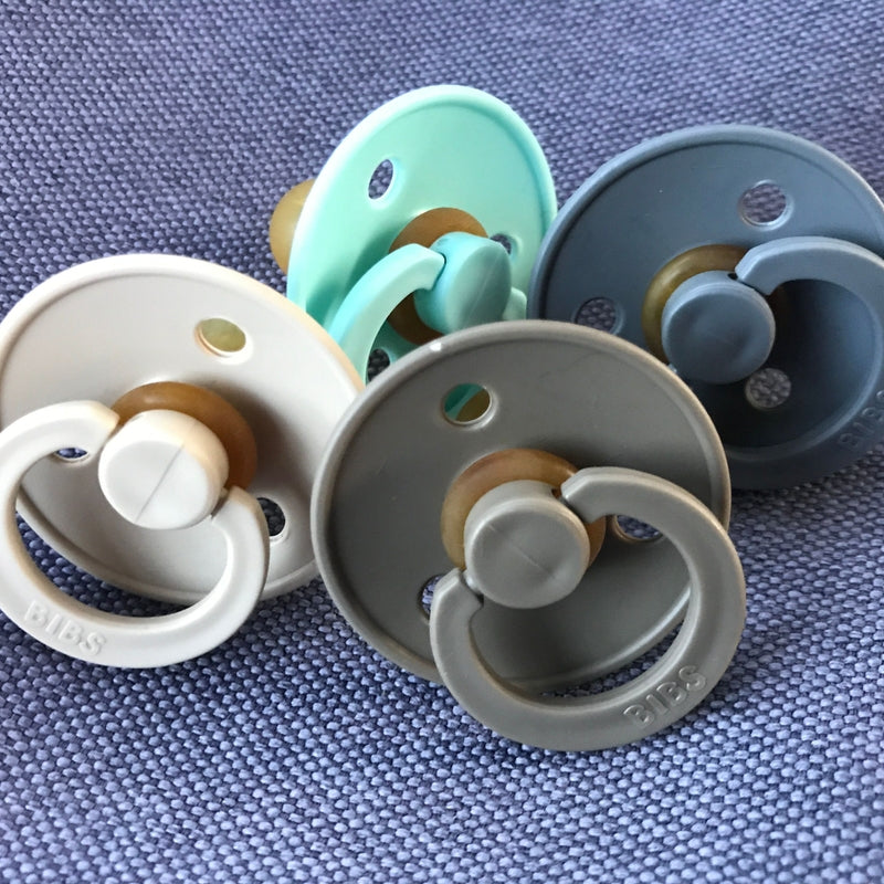 Bibs Sucettes 6-18 mois 'Phosphorescentes' Iron/Baby Blue