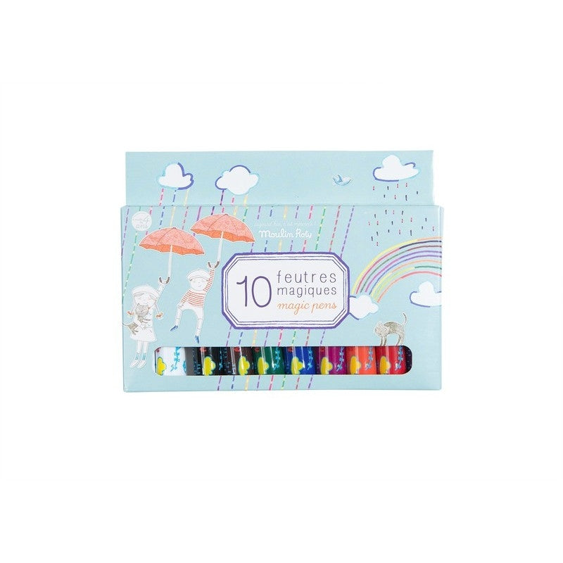 Moulin Roty  Magische Filzstifte 10er Pack  Multi - Online MY SNOWFLAKE