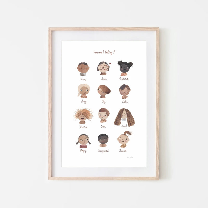 Mushie Poster A3 Feelings