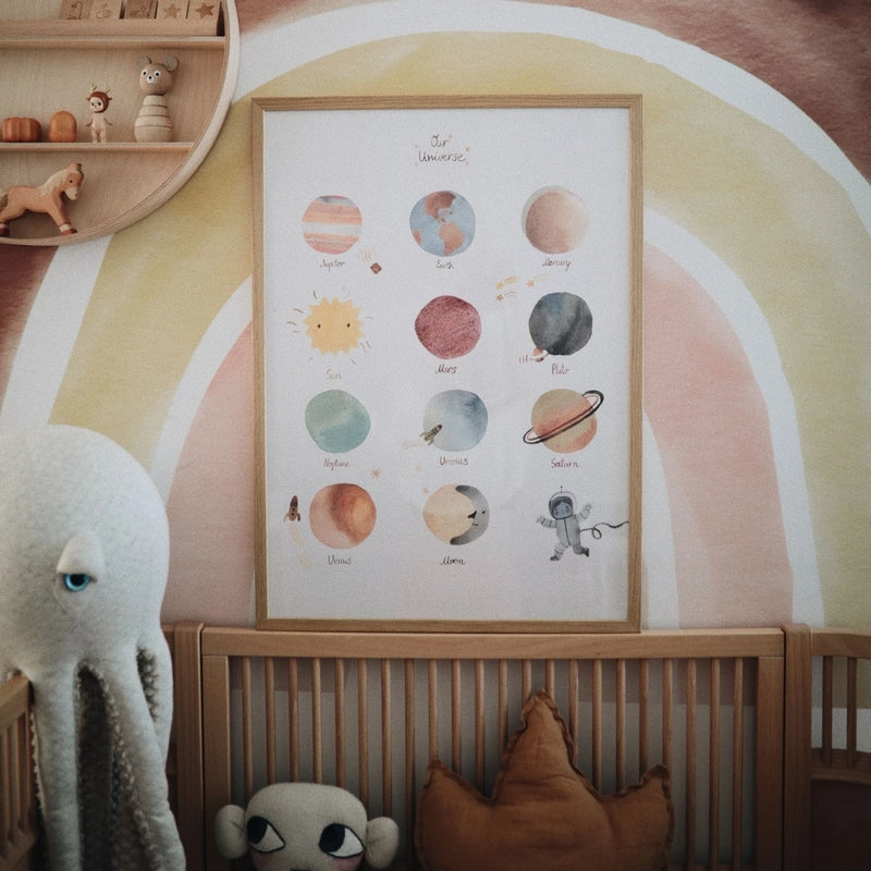 Mushie  Poster A3  Space - Online MY SNOWFLAKE