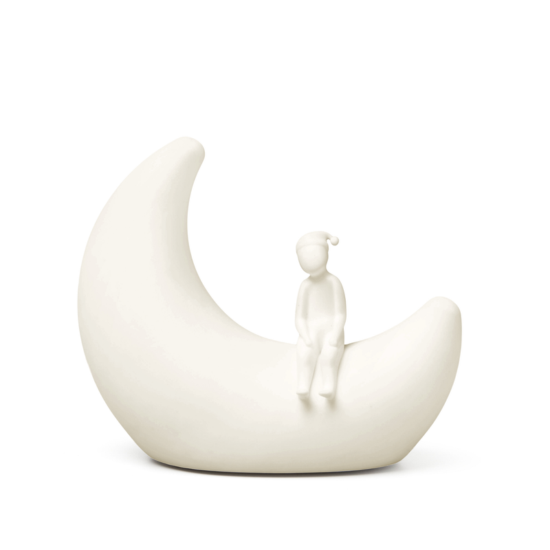 Cam Cam Copenhagen  Nachtlicht 'Moon Night'  Off White - Online MY SNOWFLAKE