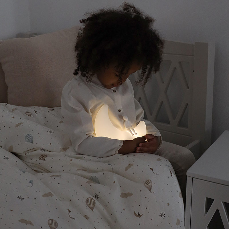 Cam Cam Copenhagen  Nachtlicht 'Moon Night'  Off White - Online MY SNOWFLAKE