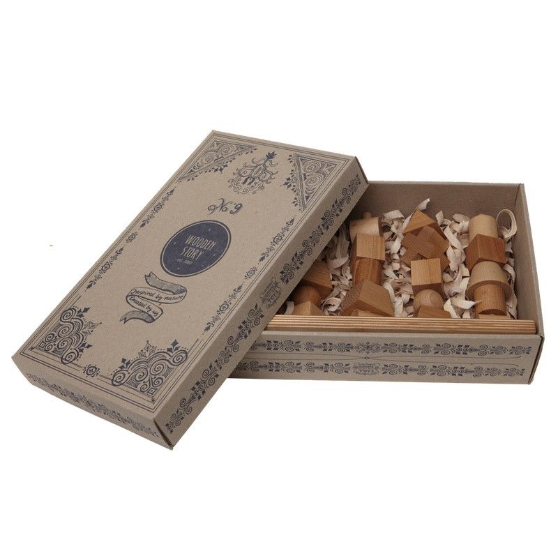 Wooden Story <br/> Steckspiel <br/> Natur,Holzspielzeug, Wooden Story - SNOWFLAKE kindermöbel concept store