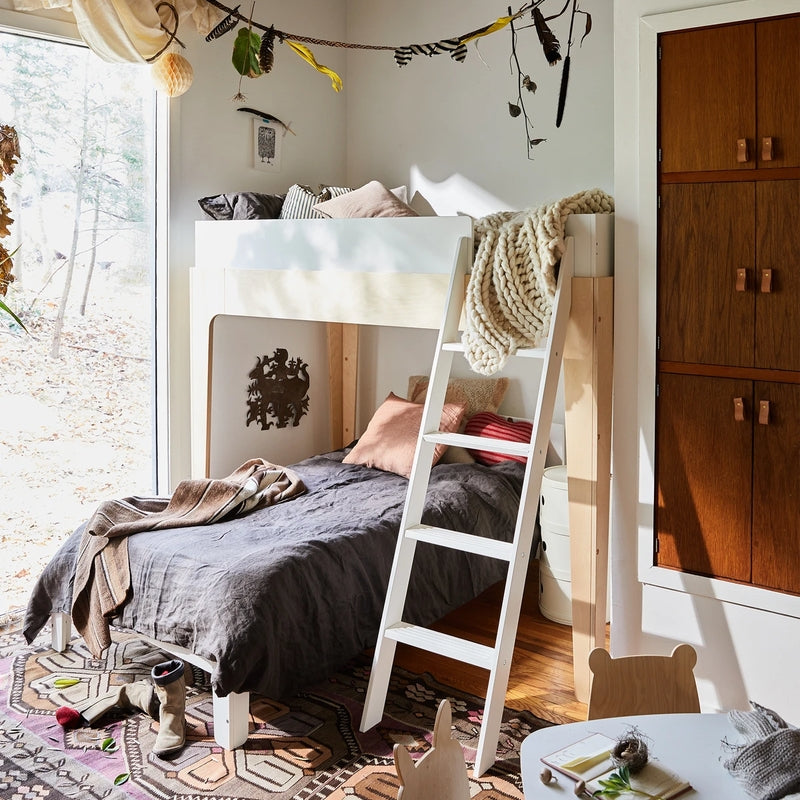 Oeuf NYC Perch Single Bed White 90 x 200 cm