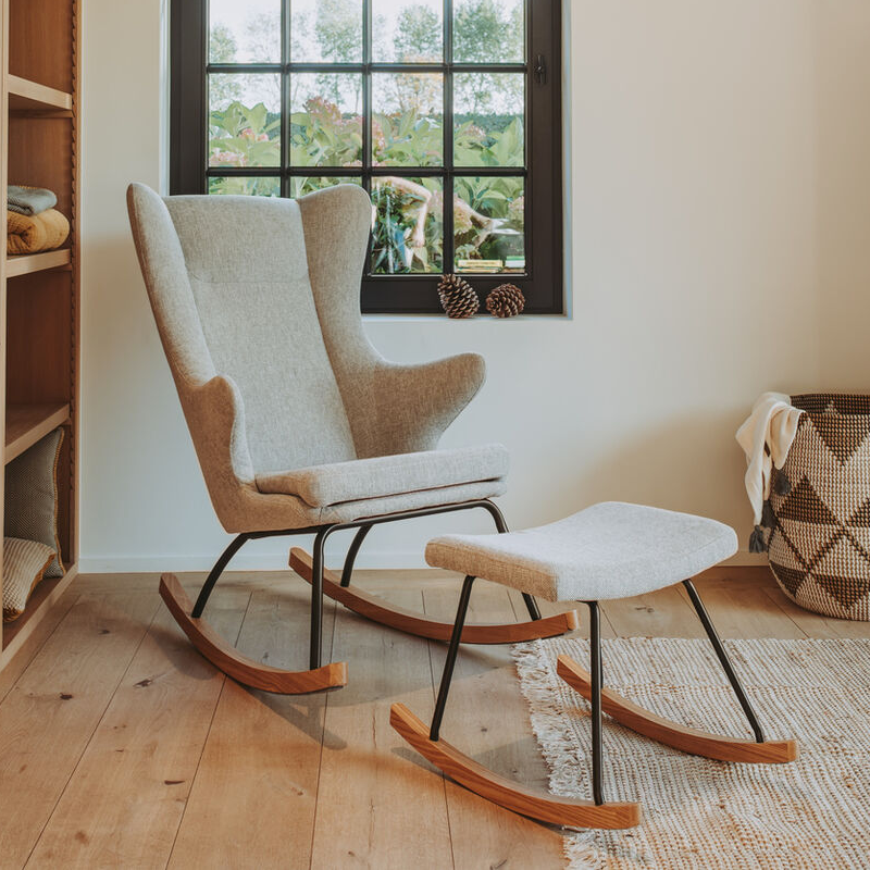 Quax  Hocker De Luxe  Sand Grey - Online MY SNOWFLAKE