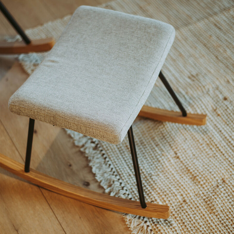 Quax  Hocker De Luxe  Sand Grey - Online MY SNOWFLAKE