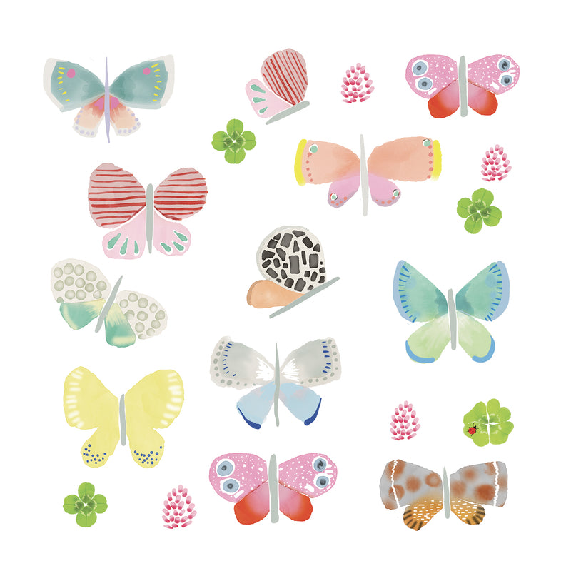 MIMI`lou  Wandsticker 'PAPILLONS'  Schmetterlinge - Online MY SNOWFLAKE