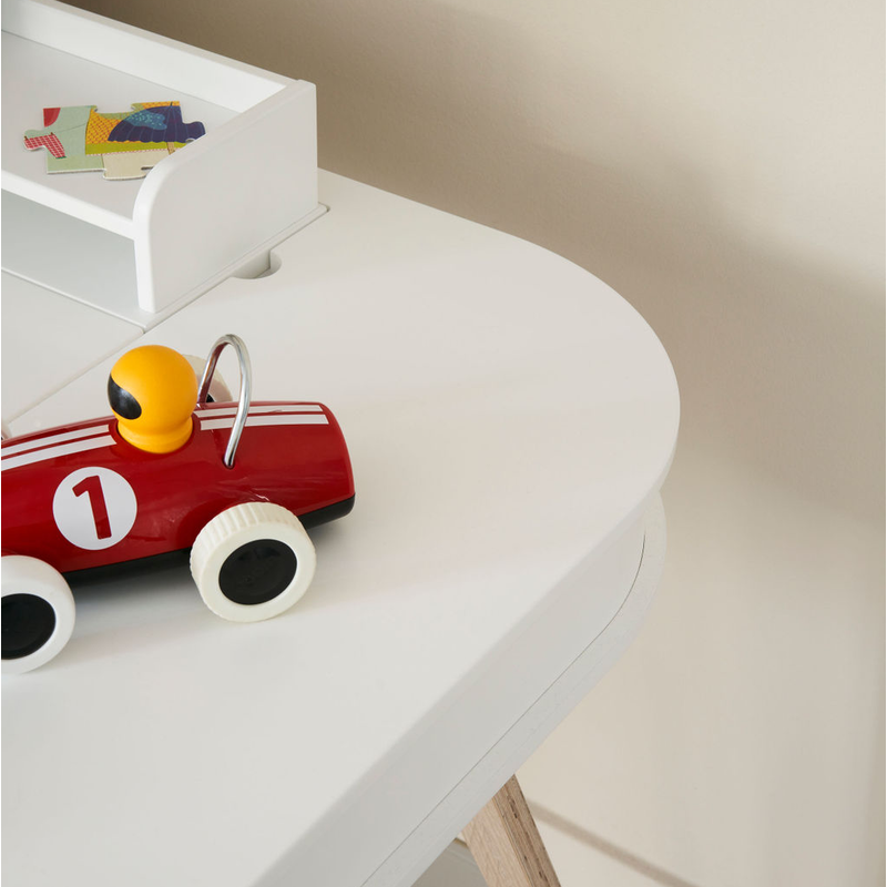 Oliver Furniture  Kinder Schreibtisch Wood 66cm  Weiss/Eiche - Online MY SNOWFLAKE